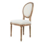 стул с мягкой обивкой Miro pinstripe — изображение 4