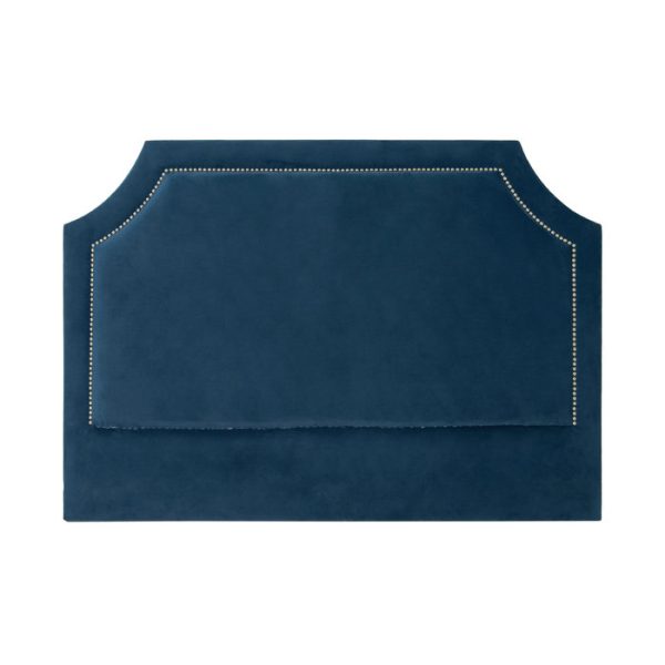 КРОВАТЬ с мягким изголовьем декорированным гвоздями 200х200 см — изображение 4