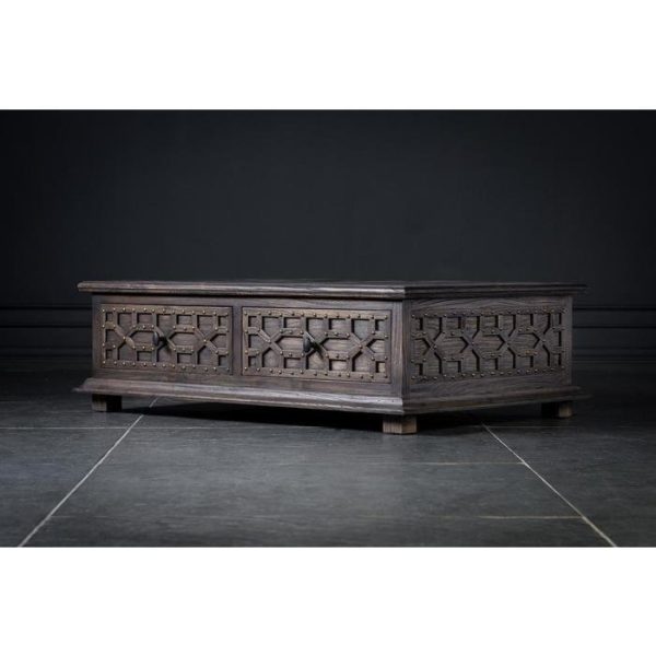 Столик кофейный с ящиками из массива дуба  — изображение 4