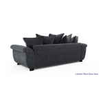 Диван двухместный черный — изображение 2