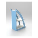 Стеллаж Парус К8 Пастельно-бирюзовый — изображение 4