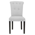 стул с мягкой обивкой Sonder Лён Молочный