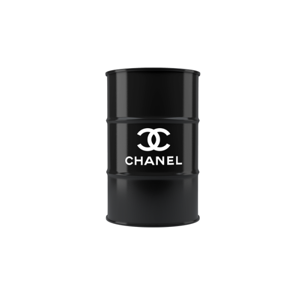 Журнальный столик-бочка CHANEL XL BLACK из металла  — изображение 2