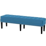 Банкетка Hiraeth Голубой Велюр