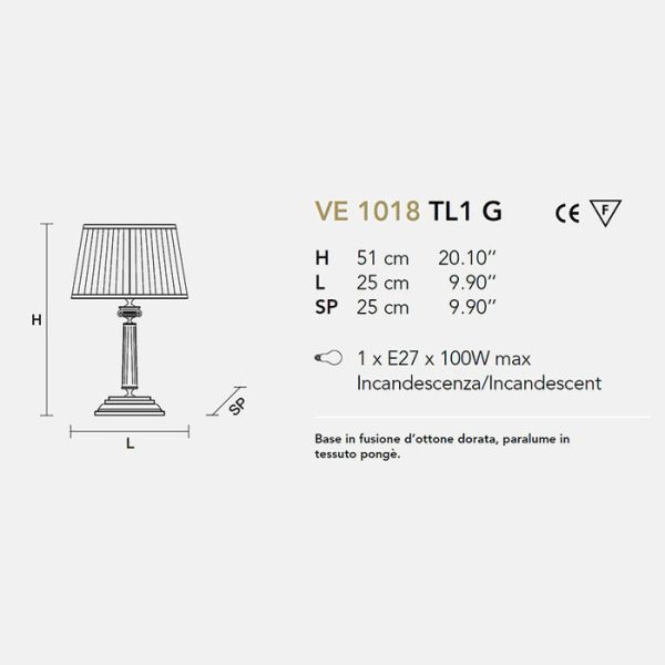 Настольная лампа Masiero VE — изображение 2