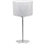 Настольная лампа Eglo Dolorita с белым абажуром 