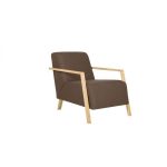 Кресло FOXI Sits темно-коричневого цвета