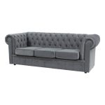 Диван Chester (Chesterfield) большой Серый — изображение 2