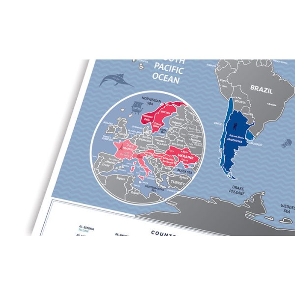 Карта travel map weekend world — изображение 18