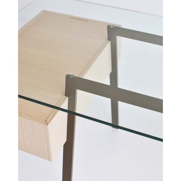 Письменный Стол Bensen HOMEWORK со столешницей из плотного прозрачного стекла — изображение 4