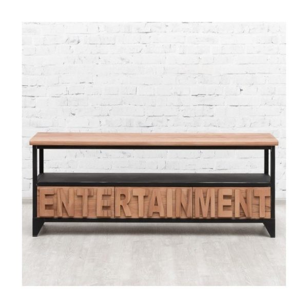 ТВ тумба в индустриальном стиле Entertainment  — изображение 2