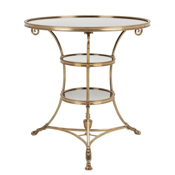 2417product_gallery_photo_d357cab1-1767-4cbd-b404-15ef0e41fb34.jpg Кофейный Столик  Side Table Rubinstein L из металла и плотного зеркального стекла — изображение 1