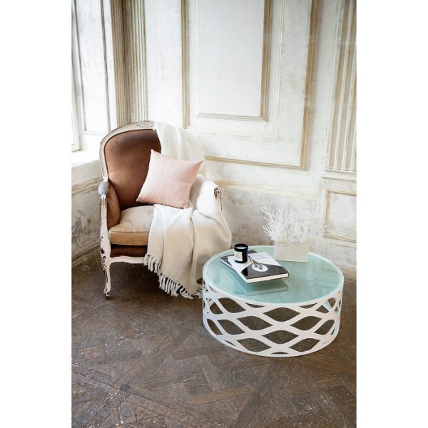 Журнальный столик из стали и закаленного стекла — изображение 2