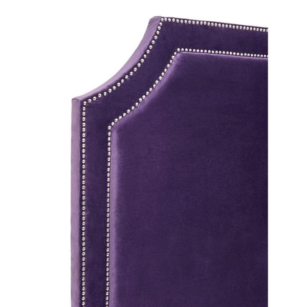 КРОВАТЬ С МЯГКИМ ИЗГОЛОВЬЕМ  декорированным гвоздями 160х200 см — изображение 4