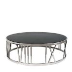 Журнальный столик  из нержавеющей стали 