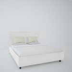 Кровать Royal Black 160х200 см Велюр Молочный — изображение 4