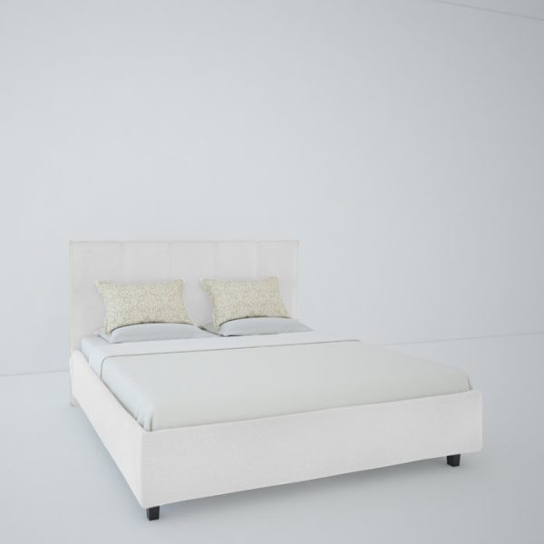 Кровать Royal Black 160х200 см Велюр Молочный — изображение 4