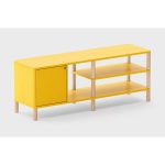 Тумба под ТВ Latitude SAGA SEVER желтого цвета