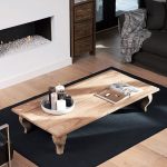 Стол кофейный d-Bodhi Lucy из антикварной доски и массивные изогнутые ножки — изображение 2