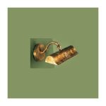 Подсветка для картин Renzo Del Ventisette из металла с отделкой фольгированным золотом — изображение 2