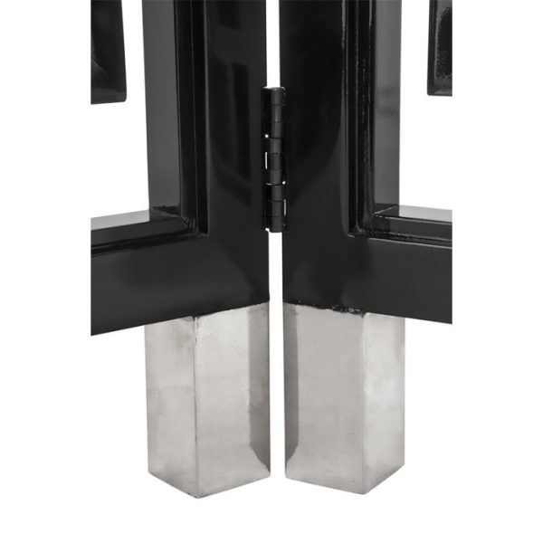 Ширма  Geometric из дерева черного цвета — изображение 3