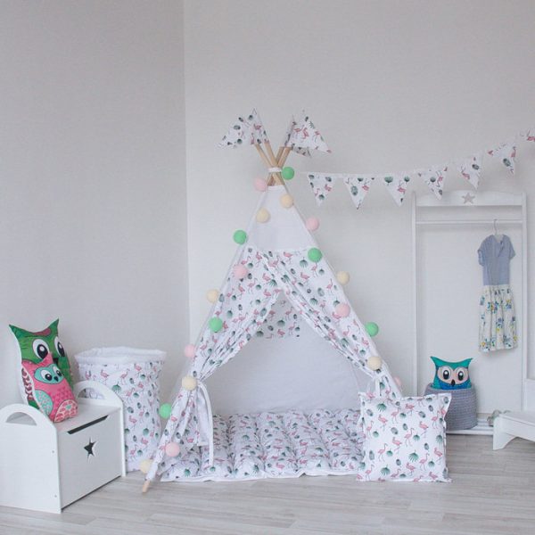 Игровой коврик Бомбон Flamingo 110х110 см — изображение 4