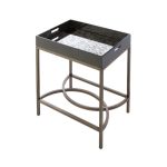 Приставной кофейный столик Baron с зеркальной столешницей