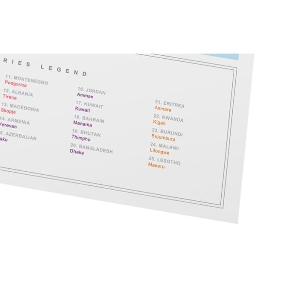 Карта travel map silver world — изображение 25