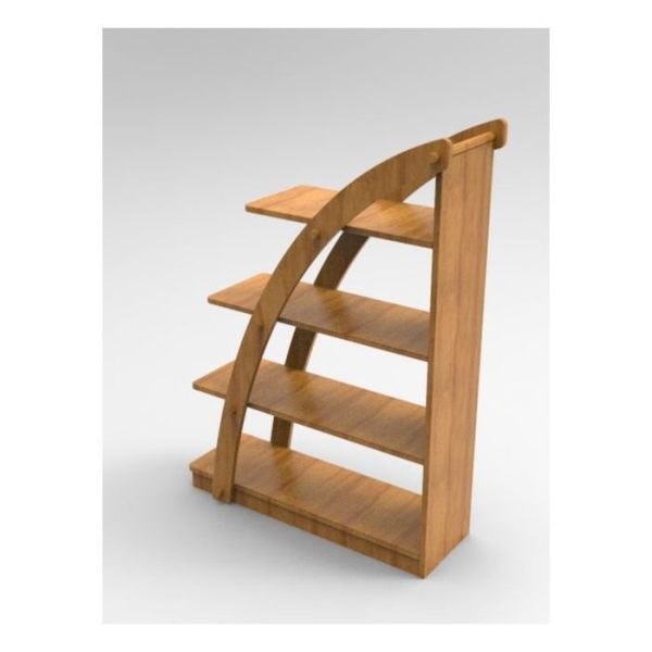 Стеллаж Парус К14 Золотистый Дуб — изображение 18