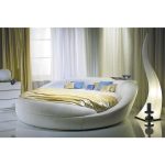 Кровать Letto  Rotondo 03 с обивкой из экокожи или велюра 200 см