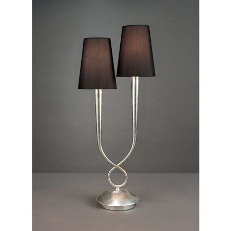 Настольная лампа Mantra Paola Painted Silver