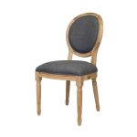 стул с мягкой обивкой Miro grey — изображение 4