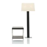 Прикроватный Журнальный столик JNL Allegretto Side Table с каркасом из нержавеющей стали — изображение 5