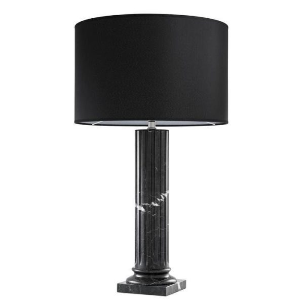 Настольная лампа  Laure с черным абажуром — изображение 3