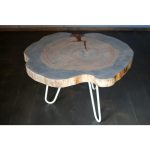 Журнальный стол из спила сосны TheSarai Pine Flower 03 — изображение 2