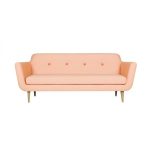 Двухместный диван OTTO  оранжевый 