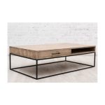 Журнальный стол STOKHOLM I из массива дерева и металла  — изображение 4