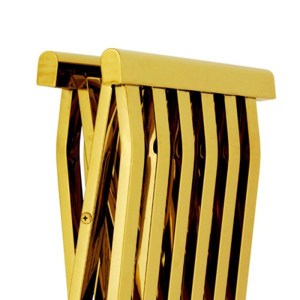 Кресло  Cedric из металла золотого цвета — изображение 5