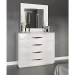 Настенное Зеркало FRANCO CARMEN белое