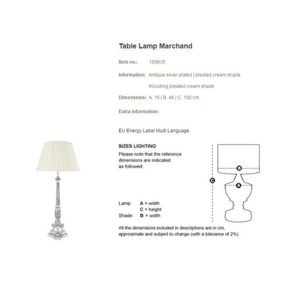 Настольная лампа  Marchand — изображение 4