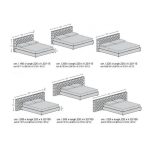 Кровать Letto с широким изголовьем 160х200 см — изображение 5