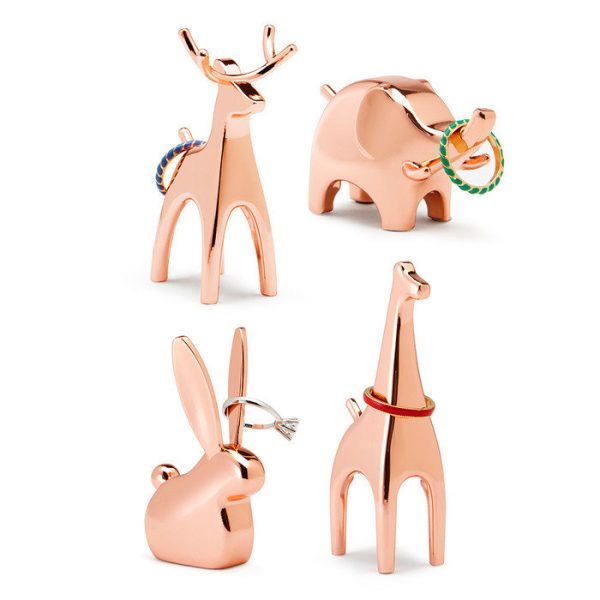 Подставка для колец anigram слон медь — изображение 3