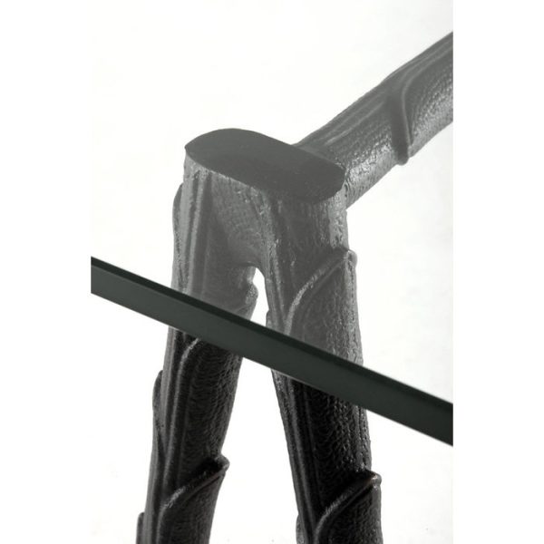 Письменный стол  Desk Barton со столешницей из плотного прозрачного стекла — изображение 2