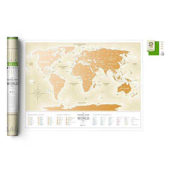 Карта travel map gold world ru — изображение 22