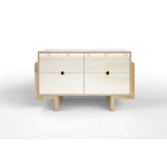 Комод Bdesign EcoComb-2 ясень бежевый глянец