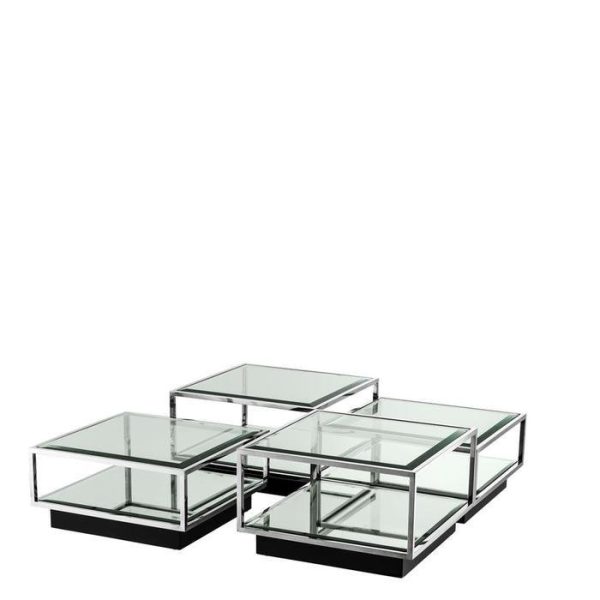 2454product_gallery_photo_66c936d8-4cfa-4f13-a5d0-b3d7d27602f6.jpg Набор из 4-х столиков  Coffee Table Tortona set of 4 со столешницей из зеркального стекла — изображение 2