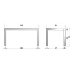 Стол обеденный  LARGO DINING TABLE из массива дуба — изображение 2