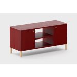 Тумба под ТВ  Latitude SAGA EIDUR бордовая