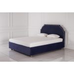 КРОВАТЬ С МЯГКИМ ИЗГОЛОВЬЕМ декорированным гвоздями 140х200 см — изображение 2