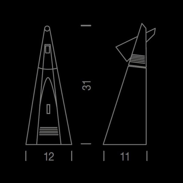 Настольная лампа Nemo Iota из стекла — изображение 5